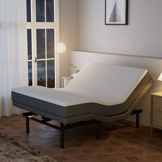 Clara Clark Queen Adjustable Bed Base, Zero Clearance with Wireless Remote,  Electric Head and Foot Incline, Massage, and USB Port 