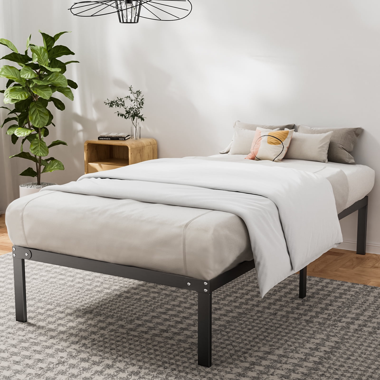 High platform sale queen bed frame