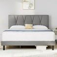 Queen Bed Frame, HAIIDE Queen Size Platform Bed With Fabric Upholstered