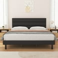 Queen Bed Frame, HAIIDE Queen Size Platform Bed with Wingback Fabric