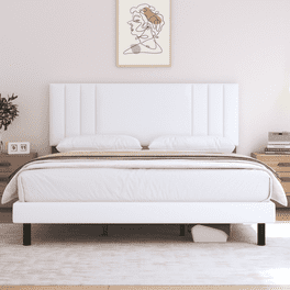 Madison Queen Traditional Bed in White Walmart
