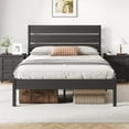 thumbnail image 1 of Queen Bed Frame with Headboard and Footboard, with Under Bed Storage, All-Metal Support System, No Box Spring Needed, Easy Assembly, Beige, 1 of 13
