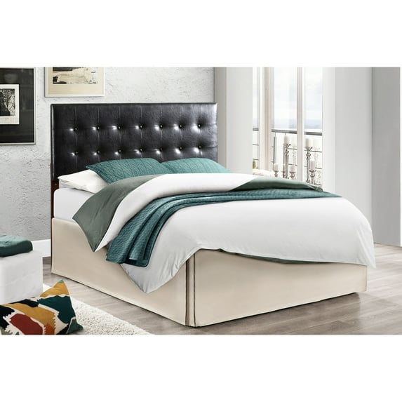 Queen Bed Headboard with Color Options - Adjustable Height Feature