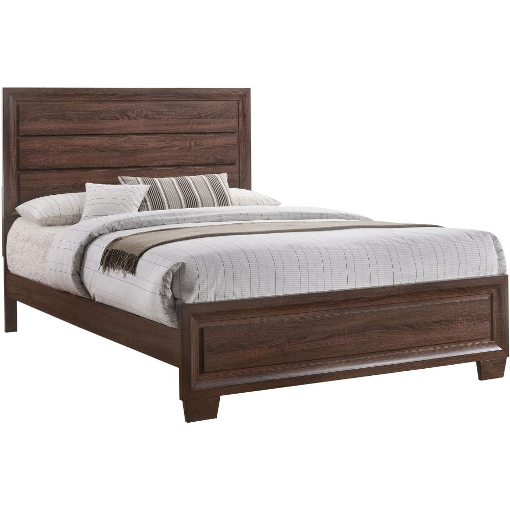 Queen Bed, Panel Bed, Antique White