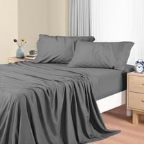 Queen Size Bed Sheets Set, 1800 Series Microfiber Cooling Bed Sheets, Breathable & Hypoallergenic 4 Pieces Luxury Soft Sheet Set, Mattress Fitted up to 16 in