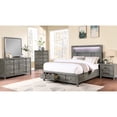 thumbnail image 1 of Queen Bed with LED & USB in 5PC Set / Stylish Bedroom Addition, 1 of 5