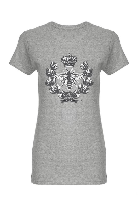 Queen Bee And Wreath T-Shirt Women -Image by Shutterstock, Female Small