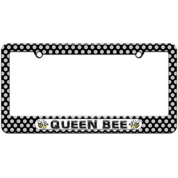 Queen Bee, Bumble Bee License Plate Tag Frame, Multiple Colors