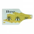 thumbnail image 1 of Queen Bee Cutting Board, Computer Graphical Educational Drawing of Queen Drone and Worker, Decorative Tempered Glass Cutting and Serving Board, in 3 Sizes, by Ambesonne, 1 of 2