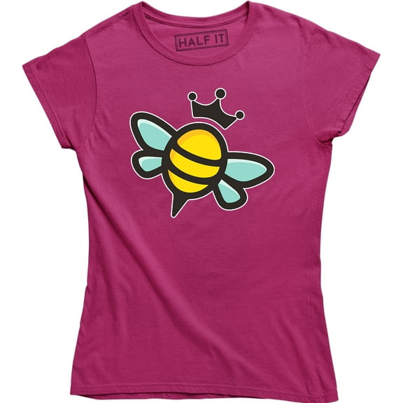 Queen Bee Funny Cool Boss Lady Crown Alpha Top Women's Gifts for Wife T-Shirt