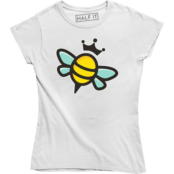Queen Bee Funny Cool Boss Lady Crown Alpha Top Women's Gifts for Wife T-Shirt