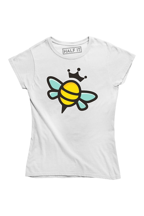 Queen Bee Funny Cool Boss Lady Crown Alpha Top Women's Gifts for Wife T-Shirt