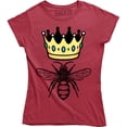 thumbnail image 1 of Queen Bee Funny Cute Cool Boss Lady Crown Alpha Top Women's T-Shirt, 1 of 4