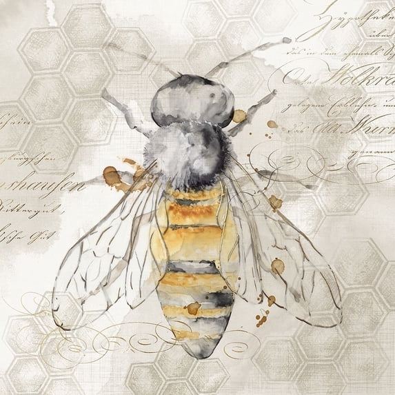 Queen Bee II Poster Print by Eva Watts