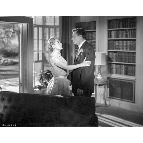 Queen Bee Scene of Couple Talking Excerpt from Film Photo Print (8 x 10)