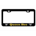 thumbnail image 1 of Queen Bee Style Metal License Plate Frame Personalized/Car Accessories Car Tag Holder Cover (Black/Yellow), 1 of 2