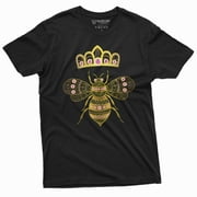 Queen Bee T-shirt Honey B Tee Shirt Bee with Crown Tee shirt popular culture Tee Shirt Medium Black