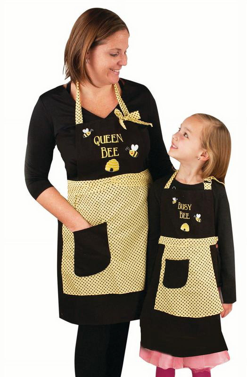 Queen Bee & Busy Bee Apron Sets S/2