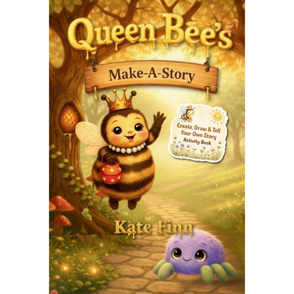 Queen Bee's Make-A-Story: Learn to Draw, Create Characters, and Tell Your Own Stories, (Paperback)