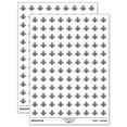 thumbnail image 1 of Queen Bee with Crown Honey Hive 200+ Round Stickers - White - Gloss Finish - 0.50" Size, 1 of 3