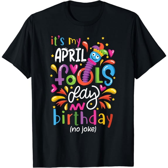 Queen Born on April 1st April Fools Day Birthday T-Shirt