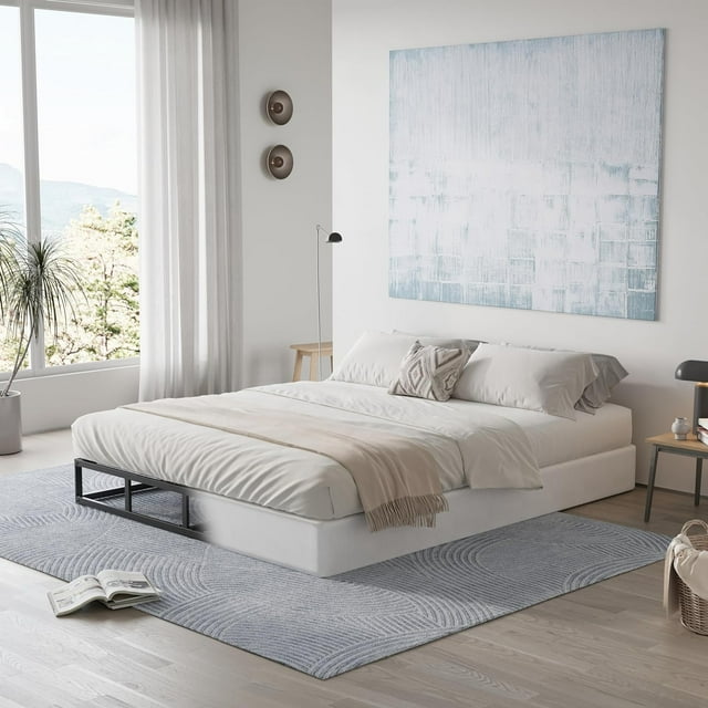 Queen Box Spring 5 Inch High Profile Strong Metal Frame Mattress