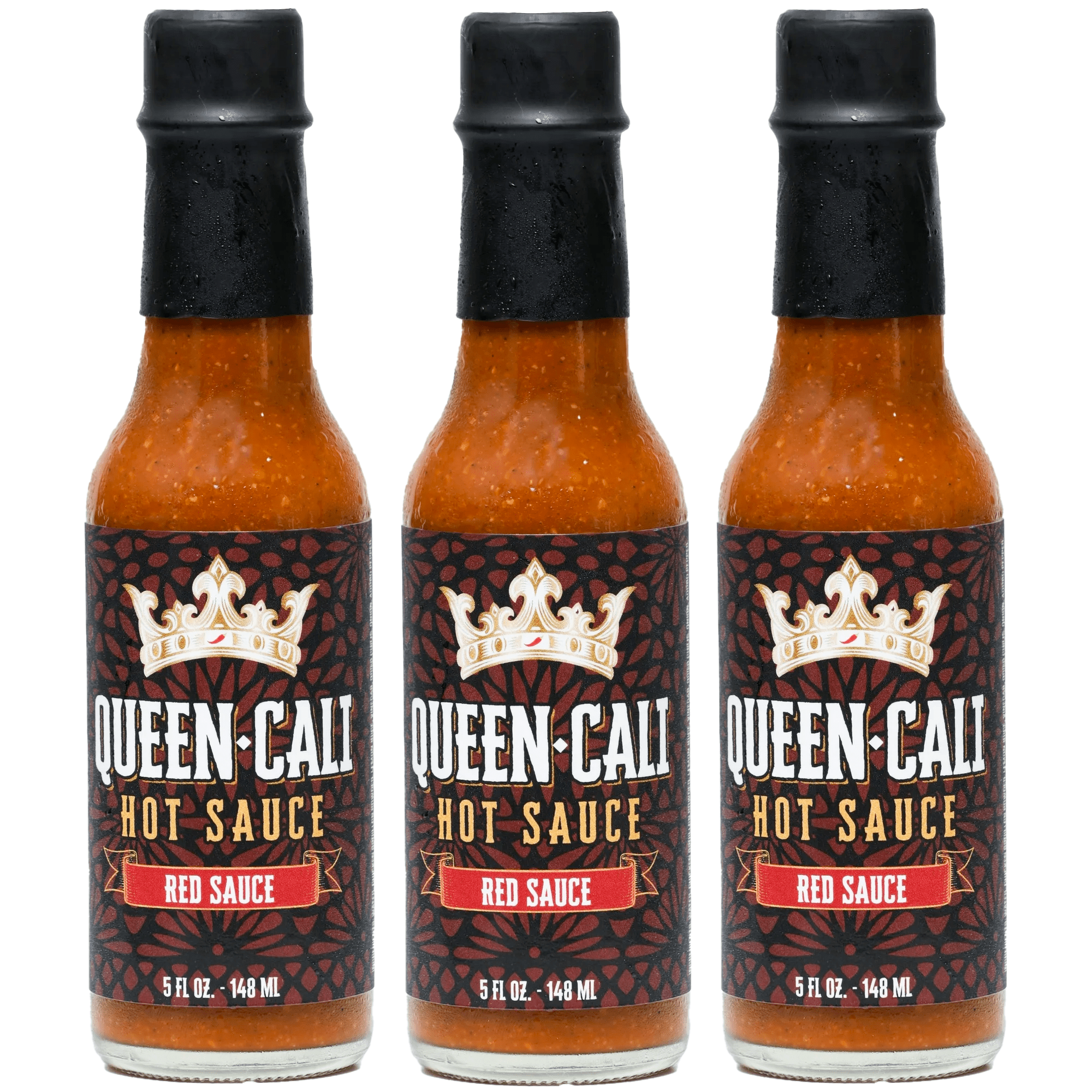 Queen Cali Hot Sauce - Red Sauce 5oz - 3 Pack