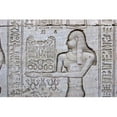 thumbnail image 1 of Queen Cleopatra & Stone Carved Hieroglyphics Egypt Poster Print by Michele Molinari - 18 x 12, 1 of 1