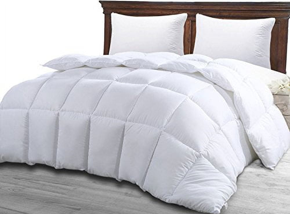 Utopia Bedding Queen Comforter Set with 2 Pillow Shams - Bedding Comforter  Sets - Down Alternative White Comforter - Soft and Comfortable - Machine
