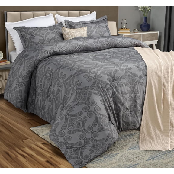 Queen Comforter Set 3 Piece Arrow White by  Printed Comforters Queen Size Bedding Comforters Set Down Alternative Soft Bed Set 1 Comforter(88 x 88 inches) 2 Pillow Shams(20 x 26 inches)