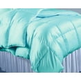 thumbnail image 1 of Queen Comforter Set Satin Aqua Blue 500 GSM Duvet Set Queen Size Comforter Set ( Comforter + 2 Pillowcases ) Comforter for Queen Size Bed, 1 of 2