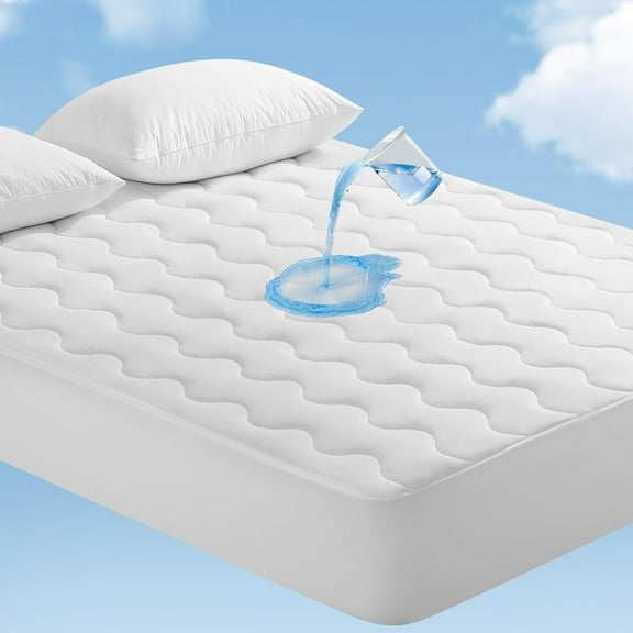 Queen Cooling Mattress Pad for Hot Sleepers, Waterproof Cold Mattress Topper with TriSupport 3D Tech Balanced Support & Enhanced Breathability, Soft Fluffy Bed Protector Deep Pocket Up to 16"