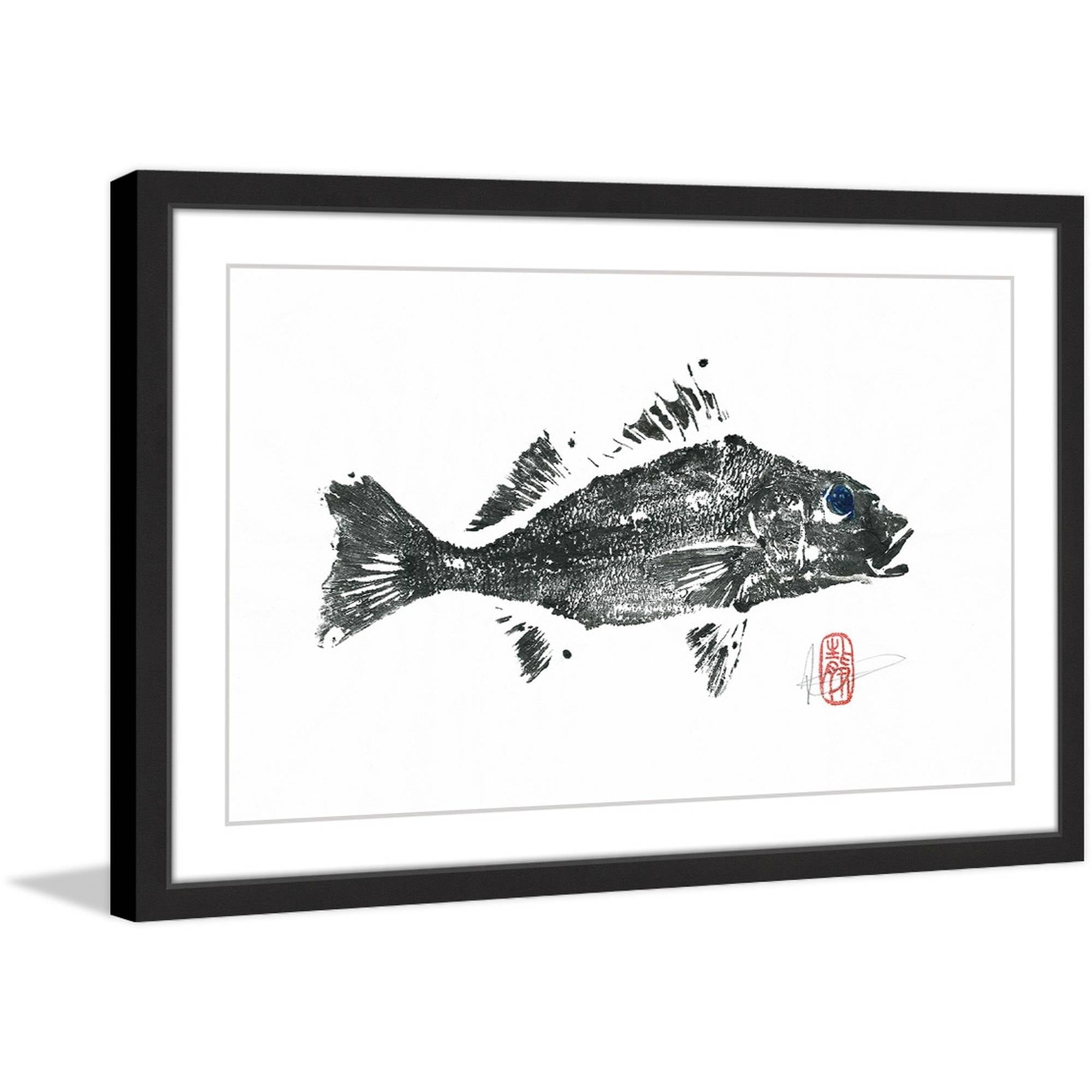 "Queen Corvina" Framed Painting Print