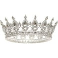 thumbnail image 1 of Queen Crown Rhinestone Wedding Crowns and Tiaras for Women Costume Party Hair Accessories Princess Birthday Crown Crystal Bridal Crown, 1 of 12