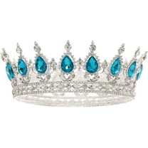 Queen Crown Rhinestone Wedding Crowns and Tiaras for Women Costume Party Hair Accessories Princess Birthday Crown Crystal Bridal Crown