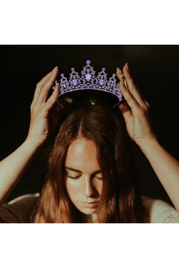 for Women Princess Rhinestone Wedding for Bride Birthday for Women Bride Prom Pageant Halloween Props Hair Accessories