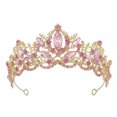 thumbnail image 1 of Queen Crystal Tiara for Women with Comb, Rhinestone Goddess Crown for Wedding Bride, Birthday, Princess Party, Prom, Pageant and Bridal Shower Hair Accessories, 1 of 7