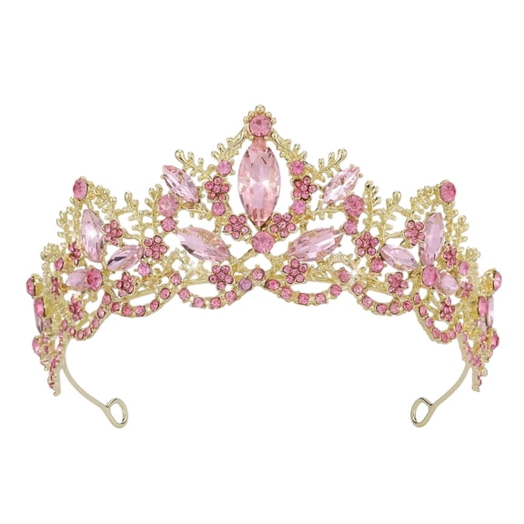 Queen Crystal Tiara for Women with Comb, Rhinestone Goddess Crown for Wedding Bride, Birthday, Princess Party, Prom, Pageant and Bridal Shower Hair Accessories