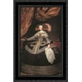 thumbnail image 1 of Queen Do▒a Mariana of Austria 17x24 Black Ornate Wood Framed Canvas Art by Velazquez, Diego Rodriguez de Silva, 1 of 2