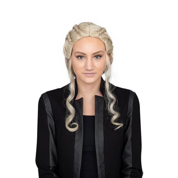 Queen Dragon Costume Accessory Blonde Deluxe Wig