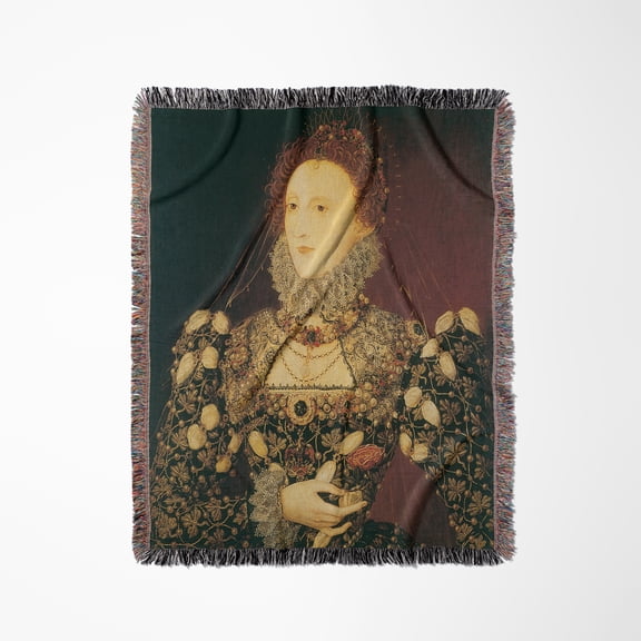 Queen Elizabeth I By Nicholas Hilliard, Woven Blanket