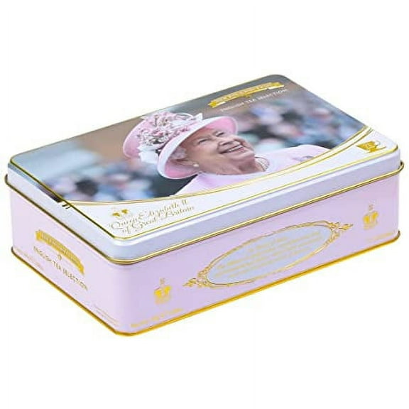 Queen Elizabeth II New English Teas Tea Tin With 72 Teabag Selection
