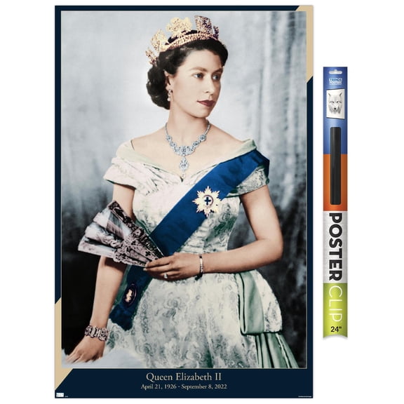 Queen Elizabeth II - Queen Wall Poster, 22.375" x 34"