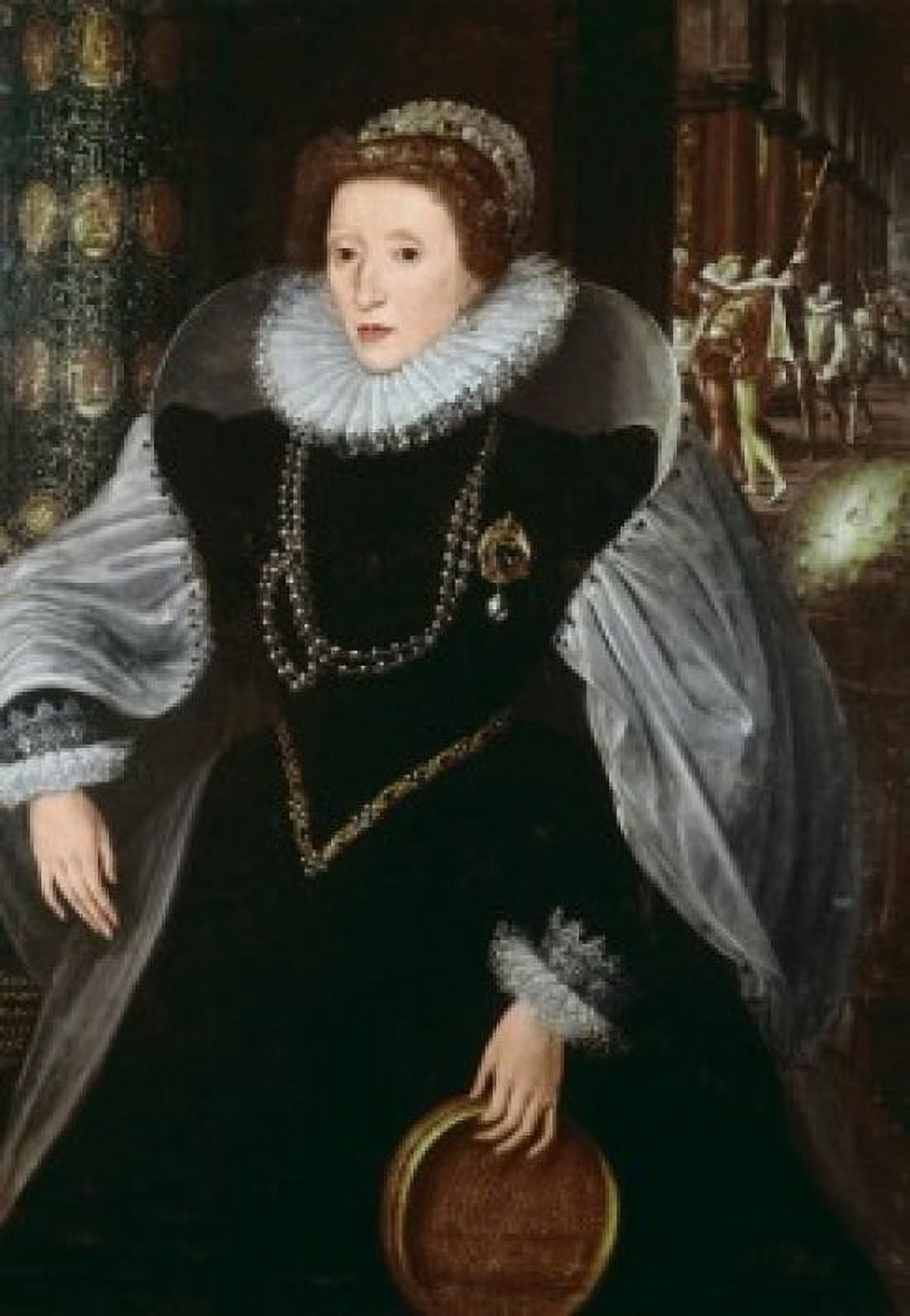 Queen Elizabeth of England Federico Zuccari (1540-1609 Italian) Pinacoteca Sienna Italy Canvas Art - Federico Zuccari (24 x 36)