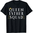 thumbnail image 1 of Queen Esther Squad Purim Jewish Festival T-Shirt, 1 of 4
