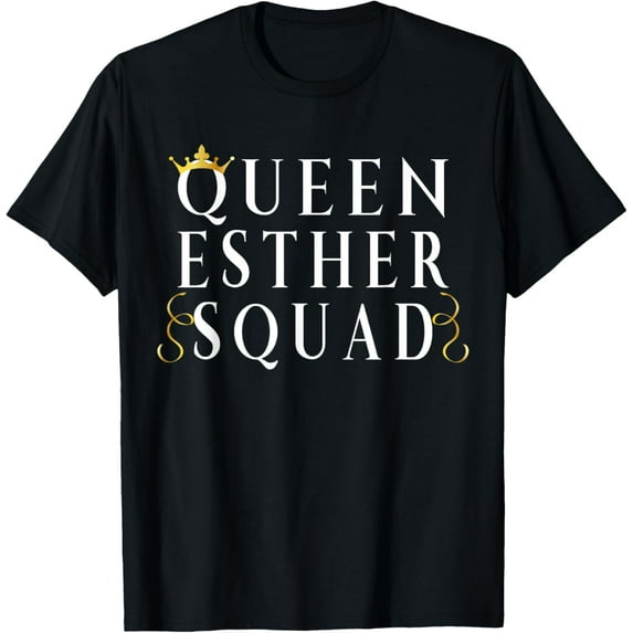 Queen Esther Squad Purim Jewish Festival T-Shirt