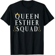 Queen Esther Squad Purim Jewish Festival T-Shirt