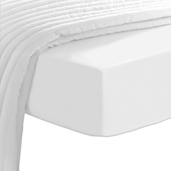 Queen Fitted Sheet 100% Long Staple Cotton Deep Blue, 400 Thread Count Highly Breathable Soft Sateen Weave All Around Elastic Deep Pocket Sheet Fits Mattress Upto 15 Inch By Pizuna