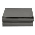 thumbnail image 1 of Queen Flat Sheet Soft Brushed Microfiber Fabric - Shrinkage & Fade Resistant Top Sheets - Easy Care , Grey, 1 of 1