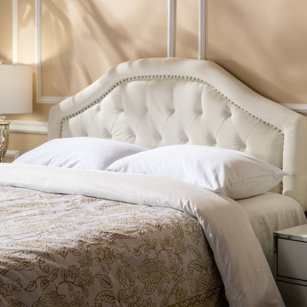 Queen & Full Sized - Contemporary Upholstered Headboard - Bedroom Space - Clean and Unified Look